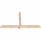 Ekena Millwork Eugene Smooth Timber Gable Bracket, Douglas Fir, 72"W x 39"H x 3 1/2"D x 3 1/2"F, 13/12 Pitch GBW072X39X0404EUG00SDF - alternate 2